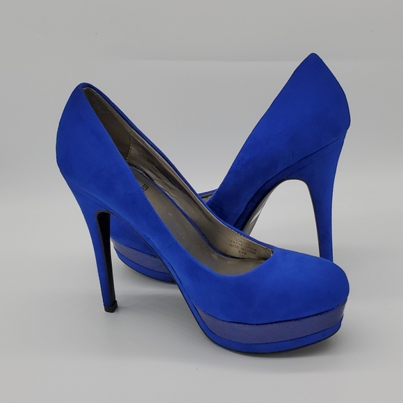 G by Guess Faux-leather blue pumps - Picture 4 of 6